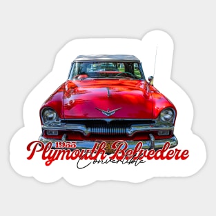 1955 Plymouth Belvedere Convertible Sticker